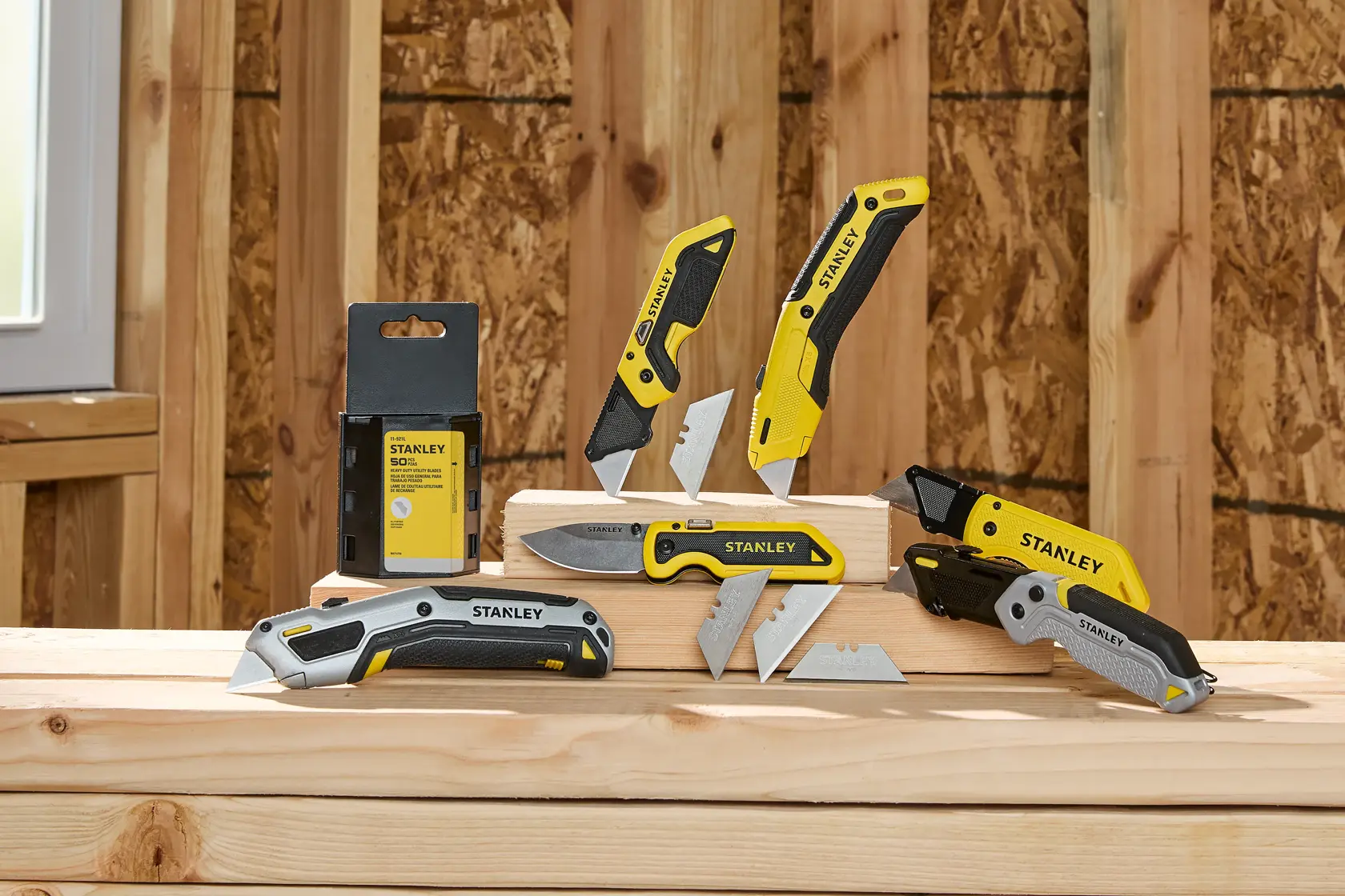 Cuchillos y hojas STANLEY, SKUs STHT10524, STHT10520-0, STHT10521-0, STHT10521, FMHT10722-0, FMHT10722, STHT10721